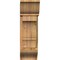 Ekena Millwork Balboa Traditional Rough Sawn Bracket w/ Offset Brace, Western Red Cedar, 8"W x 18"D x 26"H BKT0806X18X26BOA01RWR - alternate 4